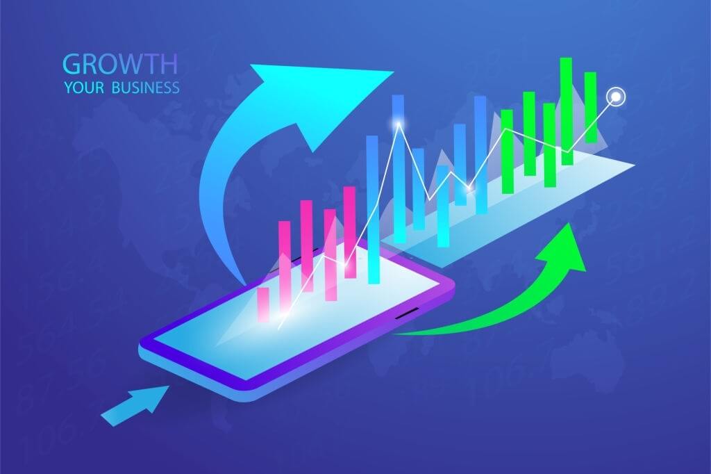 Cell phone with online analytics metrics